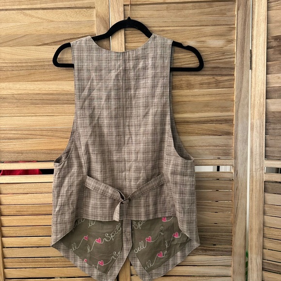 Spell Arizona Vest in Check size S - Picture 8 of 9